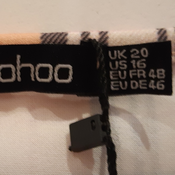 Faux Wrap Plaid Ruffle Skater dress with bow - Picture 5 of 6